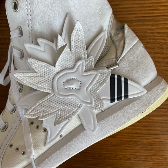 Y-3 adidas shizuka high top leather sneakers by yohji yamamoto - Picture 3 of 8